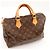 Bolso de mano Louis Vuitton Speedy 30 Monogram Canvas Castaño Monograma - vista 10