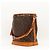 Louis Vuitton Monogram Noe Beuteltasche Braun Monogramm - Ansicht 4