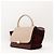 Céline Bolsa Celine Trio Bege Bordeaux - vista 2