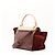 Céline Bolsa Celine Trio Bege Bordeaux - vista 4