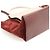 Céline Bolsa Celine Trio Bege Bordeaux - vista 7