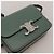 Céline Celine Triomphe Schultertasche aus grünem Leder - Ansicht 6