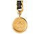 CHANEL - Cintura Medallion Chanel vintage in catena dorata e pelle liscia nera - vista 3