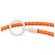 HERMÈS - Bracciale Glénan double tour Hermès in pelle arancione (T3) - vista 4