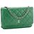 CHANEL - Borsa a tracolla Wallet On Chain Classique/Timeless in pelle liscia verde - vista 2