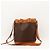 Céline Borsa a secchiello Celine Macadam Monogram Marrone Monogramma - vista 3