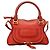 Chloé Borsa Satchel Chloe Marcie Medium Rosso