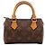 Bolso Louis Vuitton Speedy Nano Monogram Canvas Castaño Monograma