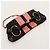 Borsa a tracolla Gucci in tela monogram e seta a righe Nero Rosa - vista 5