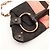 Borsa a tracolla Gucci in tela monogram e seta a righe Nero Rosa - vista 6