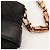 Borsa a tracolla Gucci in tela monogram e seta a righe Nero Rosa - vista 8