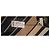 Carven Mehrfarbig gestreiftes Kleid Schwarz Mehrfarben Beige Grün - Ansicht 3