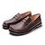 Mocassini Loewe Campo Blaze in pelle marrone - vista 15