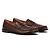 Mocassini Loewe Campo Blaze in pelle marrone - vista 17