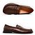 Mocassini Loewe Campo Blaze in pelle marrone - vista 4