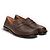 Mocassini Loewe in pelle di vitello marrone - vista 15