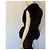 Chaleco de pelo negro Carolina Herrera con cinturón - vista 9