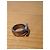 Coco Crush Anello Chanel Logo CC Smalto D'oro Grigio Giallo - vista 4