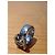 Coco Crush Anello Chanel Logo CC Smalto D'oro Grigio Giallo - vista 6