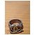 Coco Crush Anello Chanel Logo CC Smalto D'oro Grigio Giallo - vista 7