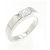Bague Cartier Tank 750 Or Blanc Diamant Taille 10 Argenté