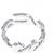Cartier Signature 750 White Gold Ring Größe 8 Silber - Ansicht 3