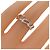 Cartier Signature 750 White Gold Ring Größe 8 Silber - Ansicht 5