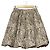 Autre Marque Minigonna Rene in tessuto italiano leopardato Beige
