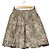 Autre Marque Minigonna Rene in tessuto italiano leopardato Beige - vista 3