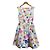 Autre Marque Abito Chesty Watercolor Flower Multicolore