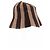 Fendi Chapéu bucket trançado castanho e bege Marrom - vista 3