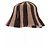 Fendi Chapéu bucket trançado castanho e bege Marrom - vista 5