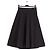 Autre Marque Falda acampanada negra de algodón ARKET Negro