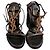 Autre Marque Saint Laurent Cassandra Absatzsandalen Schwarz