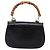 GUCCI Bamboo Hand Bag Leather Black Gold 000 1364 0633 - vista 3