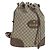 GUCCI GG Supreme Web Sherry Line Backpack PVC Beige Gold 473868