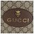 GUCCI GG Supreme Web Sherry Line Backpack PVC Beige Gold 473868 - vista 4