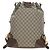 GUCCI GG Supreme Web Sherry Line Backpack PVC Beige Gold 473868 - vista 5