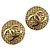 CHANEL Pendientes metal Dorado CC