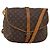 LOUIS VUITTON Monogram Saumur 35 Shoulder Bag M42254 LV