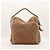 Bamboo Borsa Hobo Gucci in tela monogram Marrone Beige - vista 3