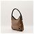 Borsa a tracolla Gucci in tela monogramma Marrone - vista 4