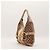 Borsa Hobo Gucci in tela monogram con strisce Beige Arancione Monogramma - vista 2