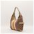Borsa Hobo Gucci in tela monogram con strisce Beige Arancione Monogramma - vista 4