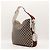 Gucci Hobo-Bag aus Monogramm-Canvas Weiß Rot Beige Dunkelblau - Ansicht 4