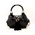 Bamboo Borsa Hobo Gucci in pelle verniciata nera con nappina in bambù Nero