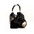 Bamboo Borsa Hobo Gucci in pelle verniciata nera con nappina in bambù Nero - vista 2