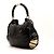 Bamboo Borsa Hobo Gucci in pelle verniciata nera con nappina in bambù Nero - vista 4