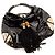 Bamboo Borsa Hobo Gucci in pelle verniciata nera con nappina in bambù Nero - vista 6