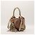 Bamboo Gucci Monogram Canvas Hobo-Tasche mit Quasten Braun Beige - Ansicht 2